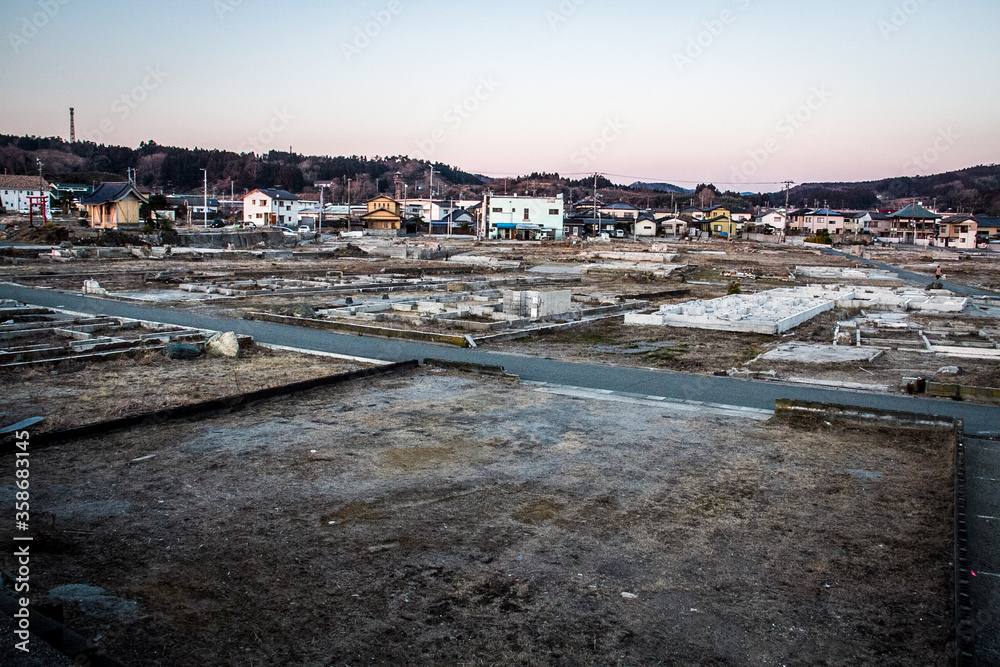 A residential quarter in Fukushima Prefecture destroyed by the tsunami of the Great East Japan Earthquake_11