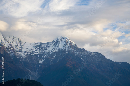 Peaks of mountains Nepal landscape Himalayas  © rosetata