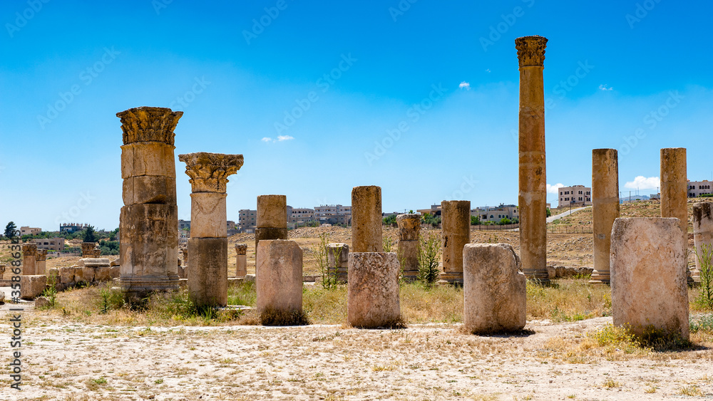 It's Columns of Jerash, Jordan