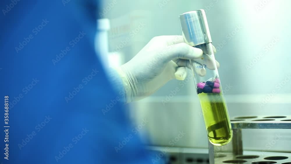 Checking release rate of drug from capsule based on capsule breakdown