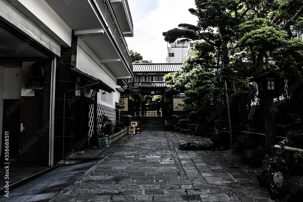 長崎の古い街並み・路地_01