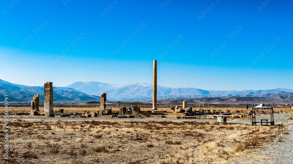 It's Ancient Persian city of Pasargad, Iran. UNESCO World Heritage