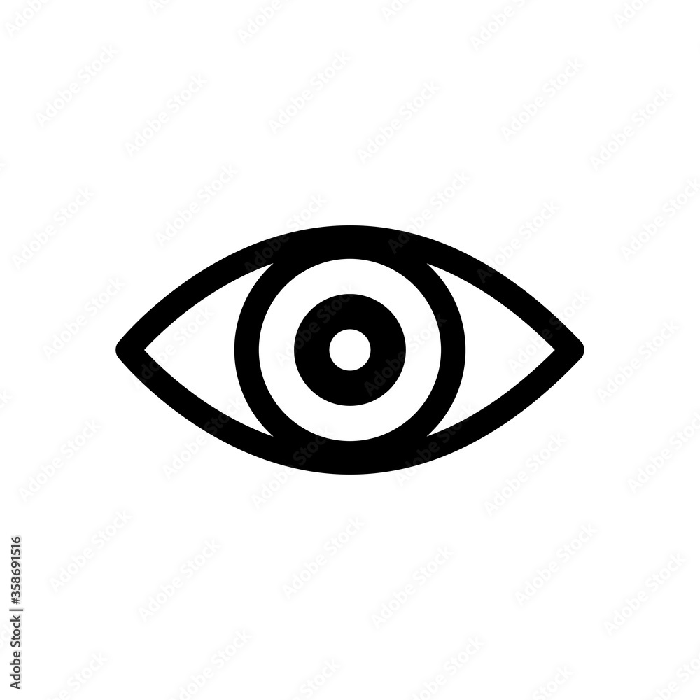eye icon vector design template eye icon vector design template