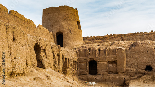 It's Ancient fortress in Kashan province, Iran