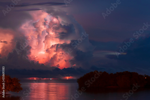 natural wonder Thunder sky catatumbo lightning photo