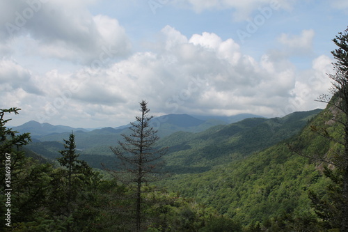 Canvas Print Slide Mountain Wilderness in the Catskill Mountains, New York hiking scenes