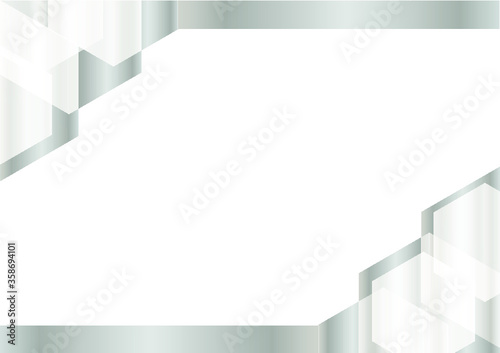 Abstract geometric white and gray background, with space for design, text input ,Design business cards, text input, vector illustration.