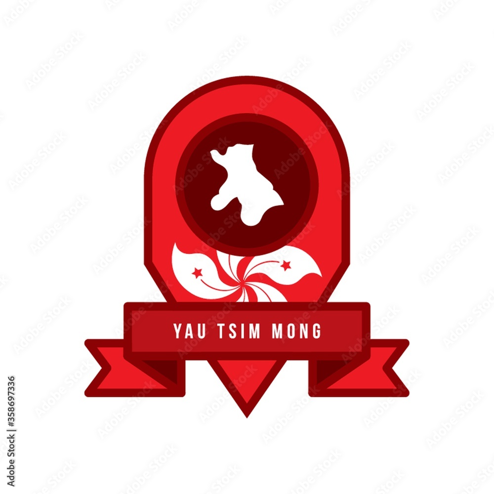 Fototapeta premium yau tsim mong map