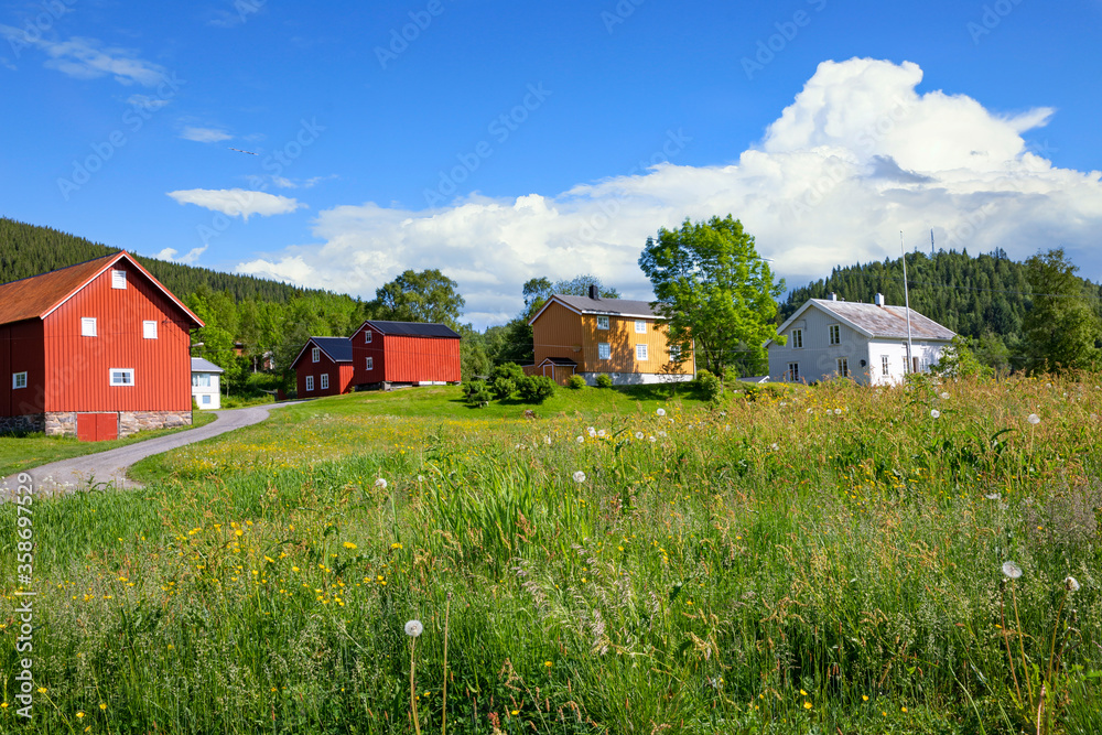 Old farm on the Helgeland coast in Nordland county Old farm on the Helgeland coast in Nordland county