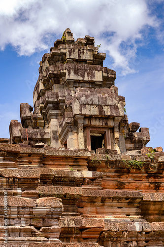 It s Part of the Ta Keo  a temple-mountain  in Angkor  Cambodia . It was the state temple of Jayavarman V  son of Rajendravarman