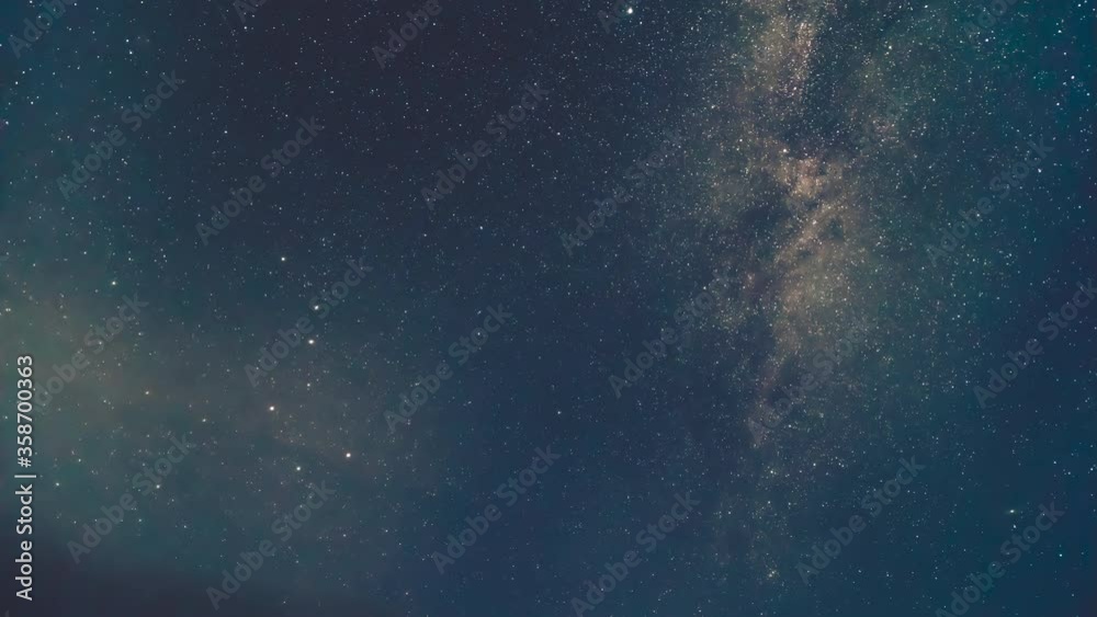 The beautiful starry sky. time lapse The beautiful starry sky. time lapse