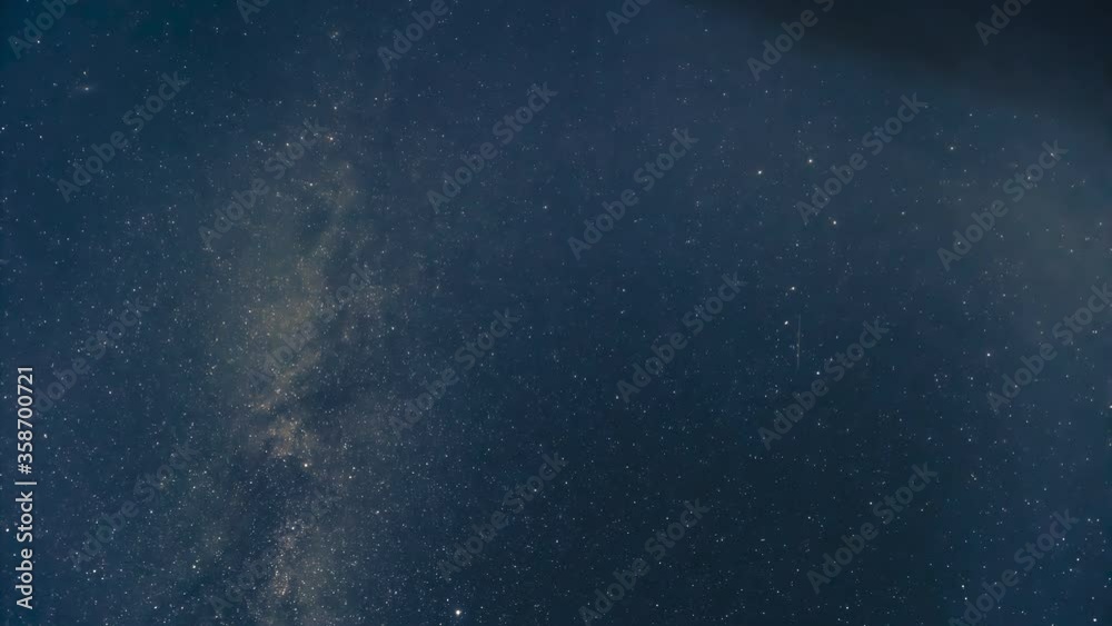 The beautiful starry sky. time lapse The beautiful starry sky. time lapse