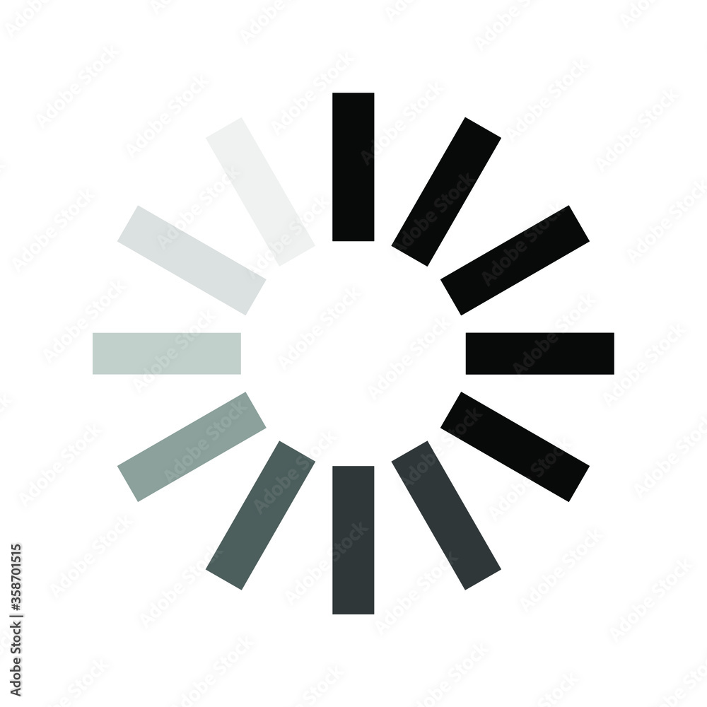 Loading icon. Progress bar for upload download round process. Loading icon. Progress bar for upload download round process.