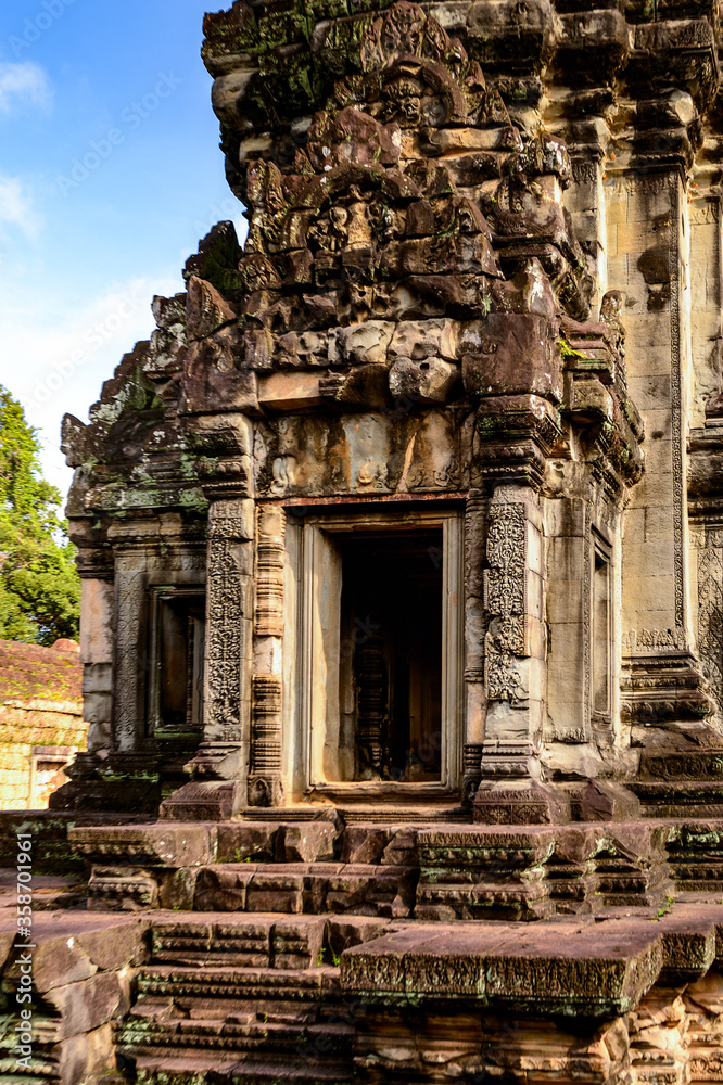 It's Banteay Samre, a temple at Angkor, Cambodia. It's named after the Samre, an ancient people of Indochina