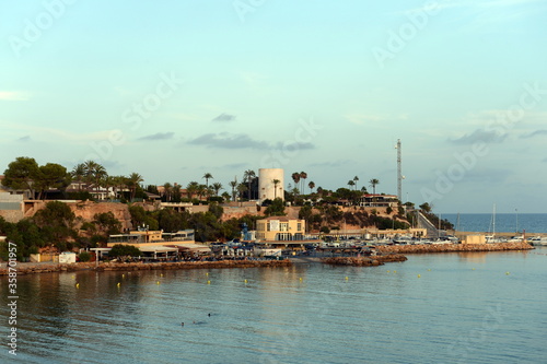 View of Cabo Roig in Orihuela Costa. Spain