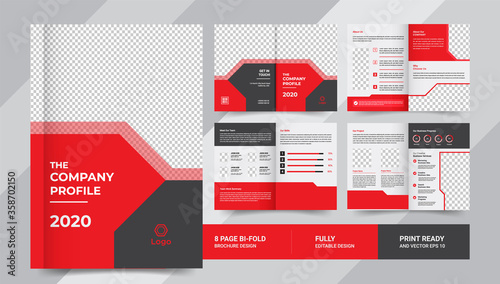 8 pages company profile business brochure use it is for business promotion
