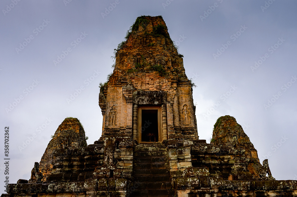 It's Part of the Pre Rup, a temple at Angkor, Cambodia It's Part of the Pre Rup, a temple at Angkor, Cambodia