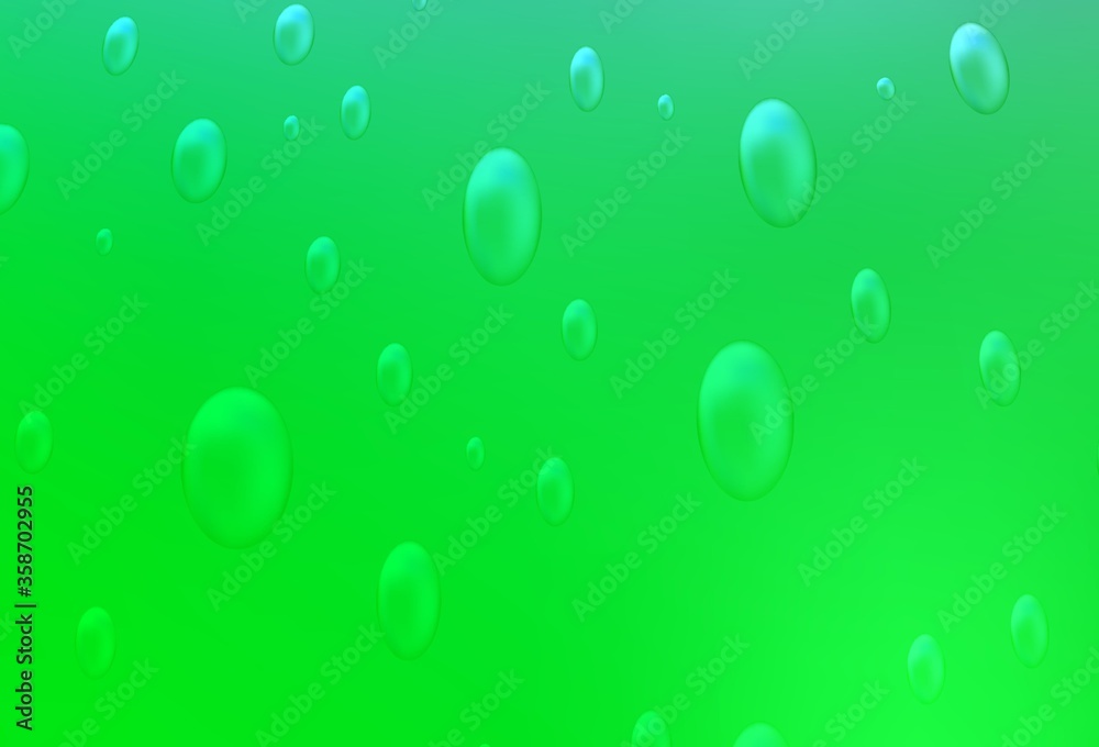 Light Pink, Green vector background with dots. Blurred bubbles on abstract background with colorful gradient. The pattern can be used for beautiful websites.