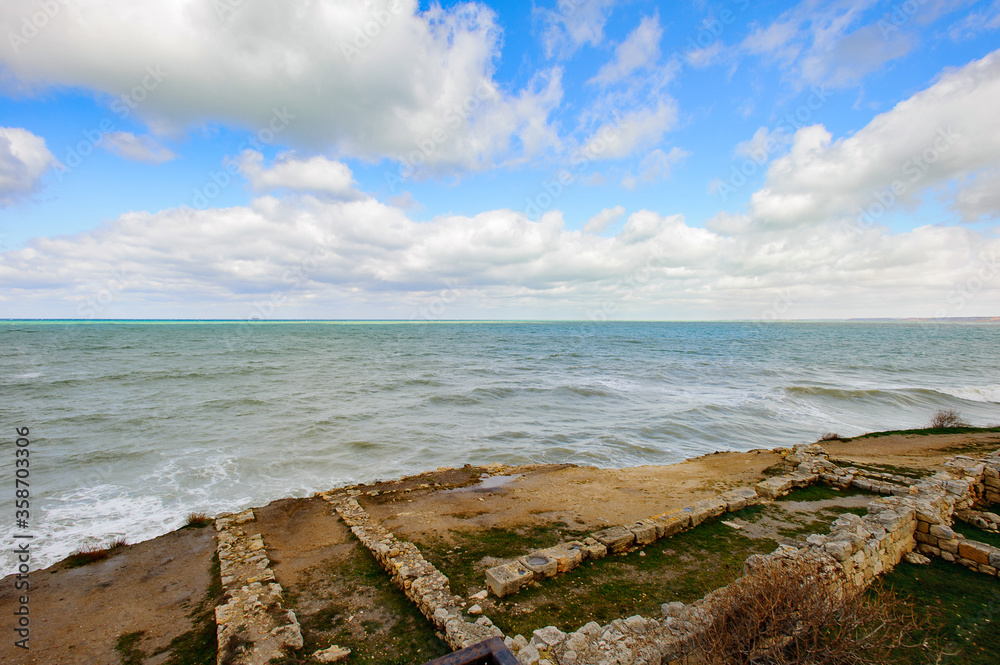 Nature of Chersonesus , archaeological park, Sevastopol, Crimea