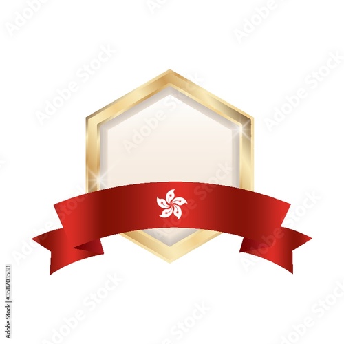 Free Download hong kong flag label - GFXLoad