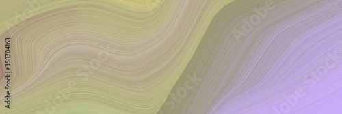 abstract colorful banner with rosy brown, light pastel purple and pastel purple colors. fluid curved flowing waves and curves for poster or canvas