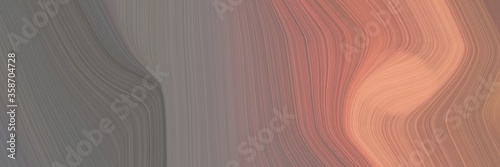 abstract flowing designed horizontal banner with old lavender, dark salmon and indian red colors. fluid curved lines with dynamic flowing waves and curves for poster or canvas