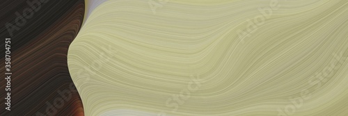 abstract moving header with tan, very dark blue and old mauve colors. fluid curved lines with dynamic flowing waves and curves for poster or canvas