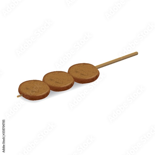 meat on skewer