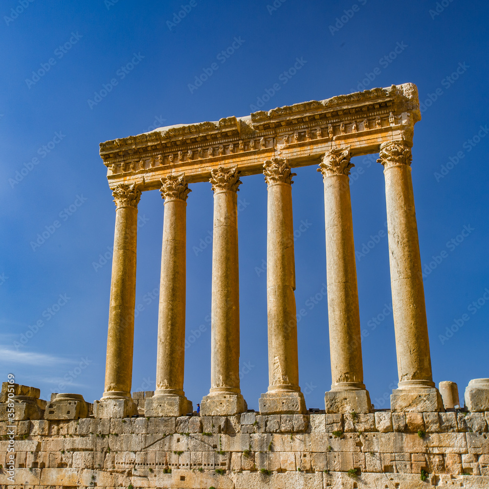 It's Jupiter temple of Baalbek, Lebanon