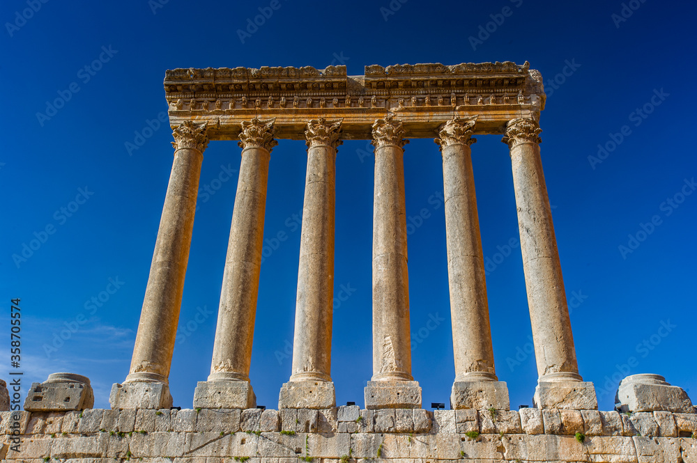 It's Jupiter temple of Baalbek, Lebanon