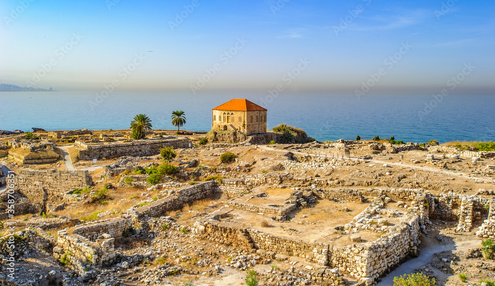 It's Landscape of Byblos, Lebanon. UNESCO World Heritage