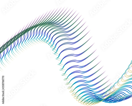 Abstract background blend wave line design for Wallpaper, Banner, Background, Card, Book Illustration, landing page