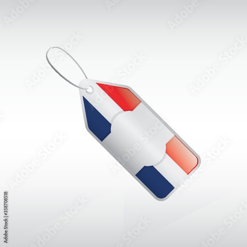 france flag tag