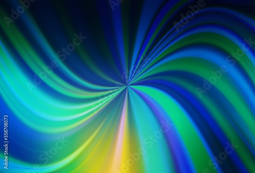 Light Blue  Green vector blurred background. Glitter abstract illustration with gradient design. Background for a cell phone.