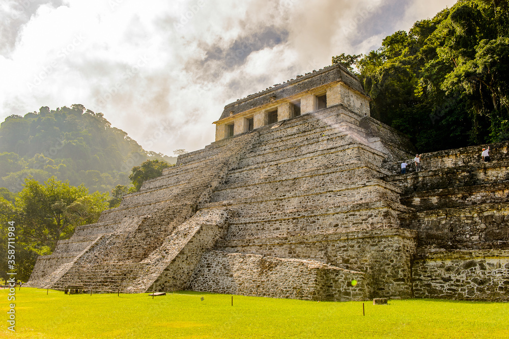 Temple of the Inscriptions, Palenque, was a pre-Columbian Maya ...