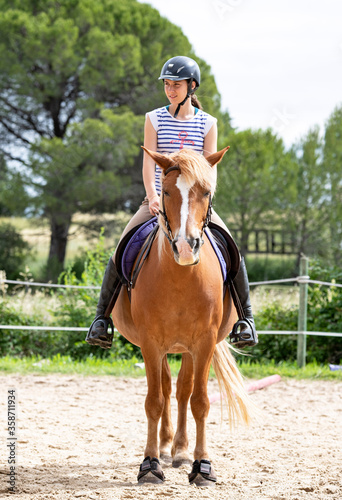 riding girl and horse © cynoclub