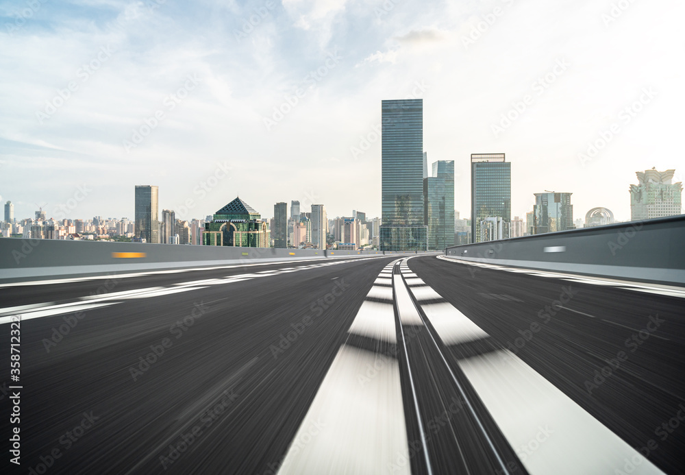 Fototapeta premium road in city