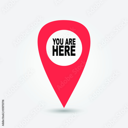 Free Download You Are Here Location Pointer Pin - GFXLoad