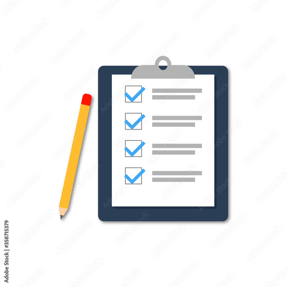 Notepad and pencil isolated Notepad and pencil isolated