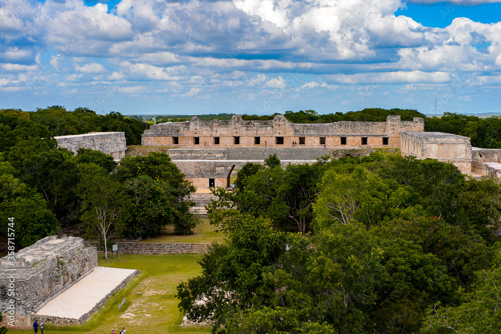 Uxmal, an ancient Maya city of the classical period. One of the most important archaeological sites of Maya culture. UNESCO World Heritage site
