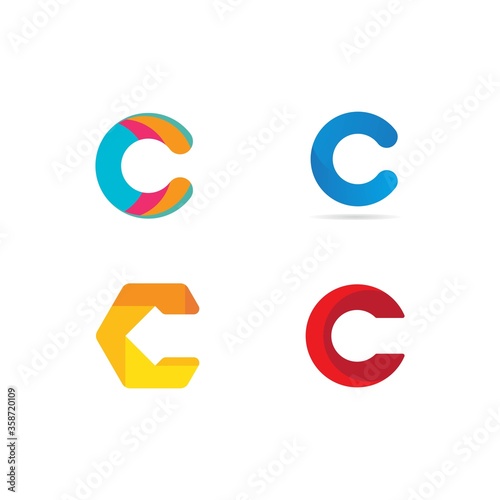 Fototapeta Naklejka Na Ścianę i Meble -  C Letter Logo