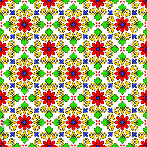 flower abstract beautiful flower seamless pattern