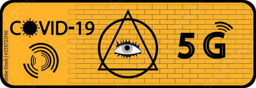 Viral infection and the eye that sees everything and 5G. Wi-Fi signals and Covid-19 conspiracy.