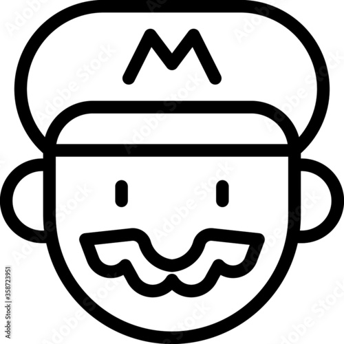 video game enemy icon vector for web and apps