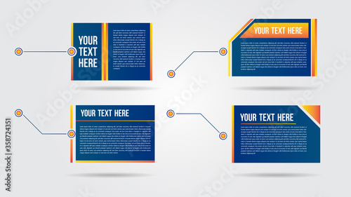Title in HUD style futuristic callout bar labels.Minimal modern creative design call box bars and layout templates.Interface elements HUD, UI, GUI.Vector Callout Titles set.