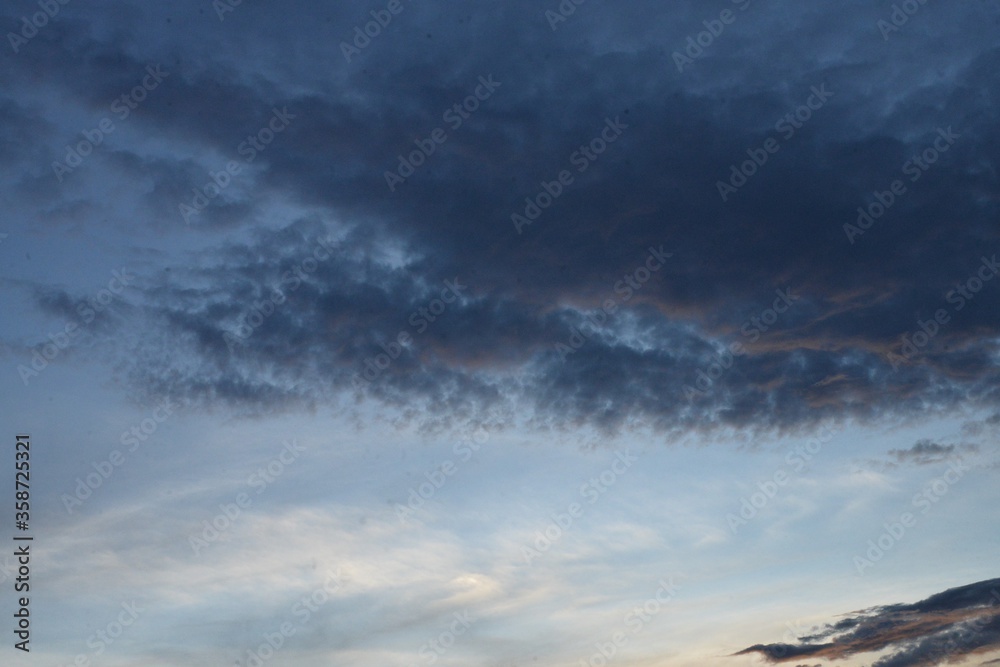 Fototapeta premium rainy clouds over the sky