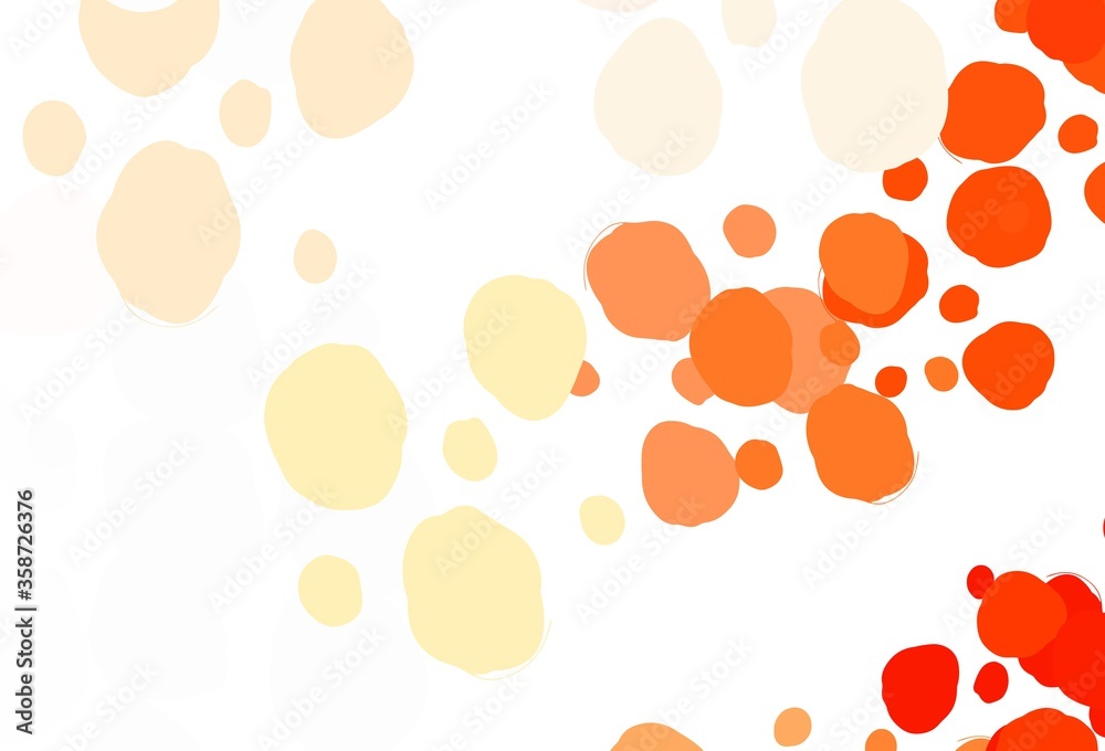 Light Red vector background with bubbles. Light Red vector background with bubbles.