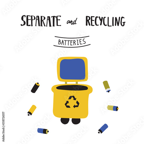 Separate waste  and recycling