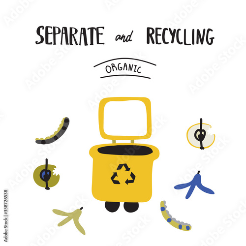 Separate waste  and recycling