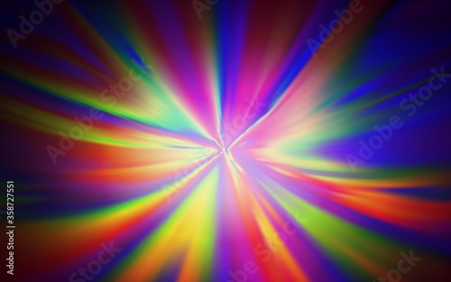 Dark Pink, Green vector glossy abstract layout. Colorful illustration in abstract style with gradient. Background for designs.